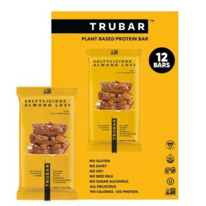 TRUBAR Saltylicious Almond Protein Bar 1.76oz 12ct
